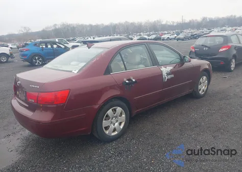 2009 Hyundai Sonata Gls из США, поврежденный, VIN 5NPET46C99H417235